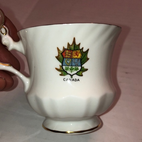 Vintage Queen’s Centenary Dear Royal Canadian Mounted Police cup and saucer - Picture 6 of 13
